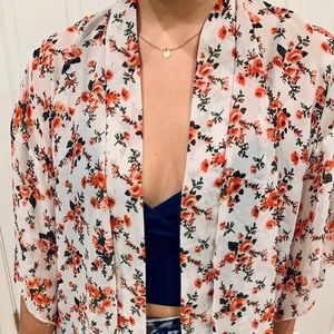 Romantic Flowy and Floral Kimono